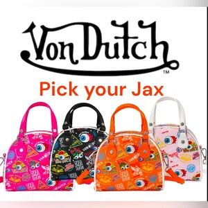 Von Dutch Jax Bowling Bags NWT